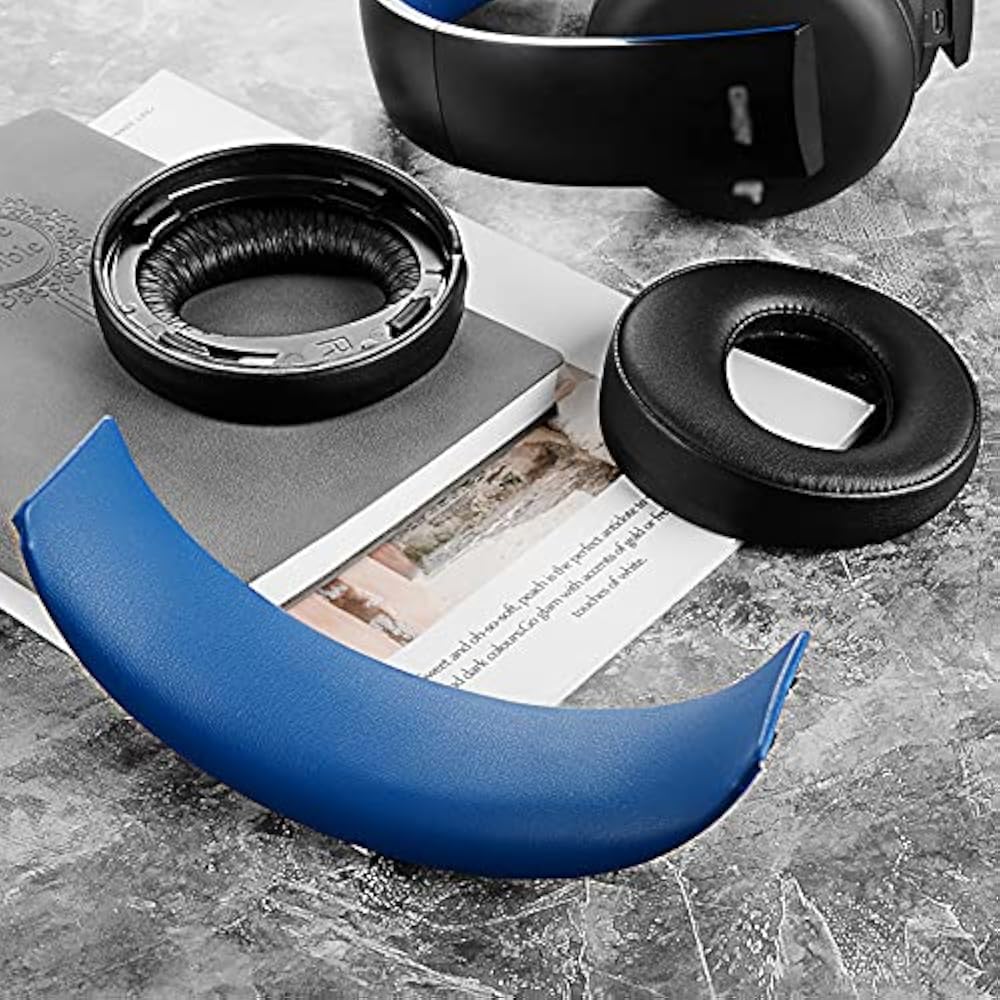 Geekria Earpads & Headband Repair Kit Sony PlayStations Gold Wireless Headset CECHYA-0083 Compati...