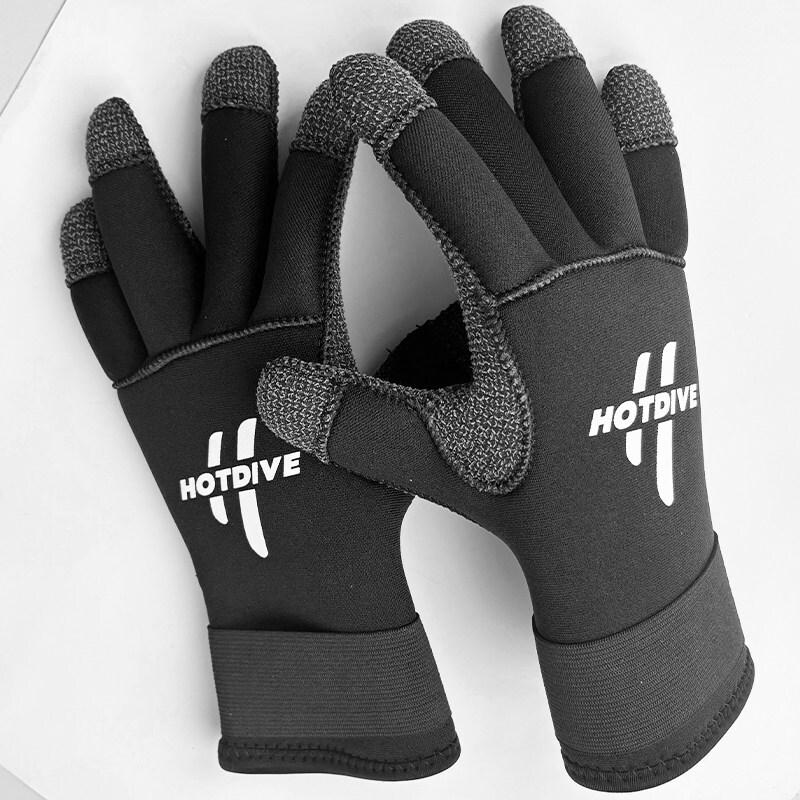HOTDIVE 5MM Kevlar Neoprene Diving Gloves