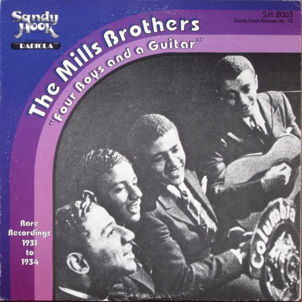 

LP Record MILLS BROTHERS - Four Boys And A Guitar SH2063 SANDY HOOK 1982 US Jazz Used
