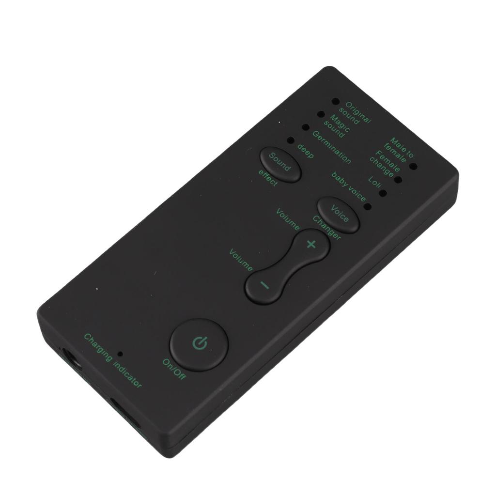 Portable Mini Voice Changer Live Broadcast Sound Card For Mobile Phone PC (English Version)