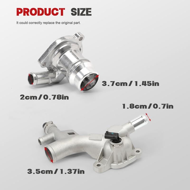 25193922 Aluminum Coolant Thermostat Housing & Water Outlet kit For Chevy Curze 2011-2016 Sonic 12-20 Trax 2015- 55565334