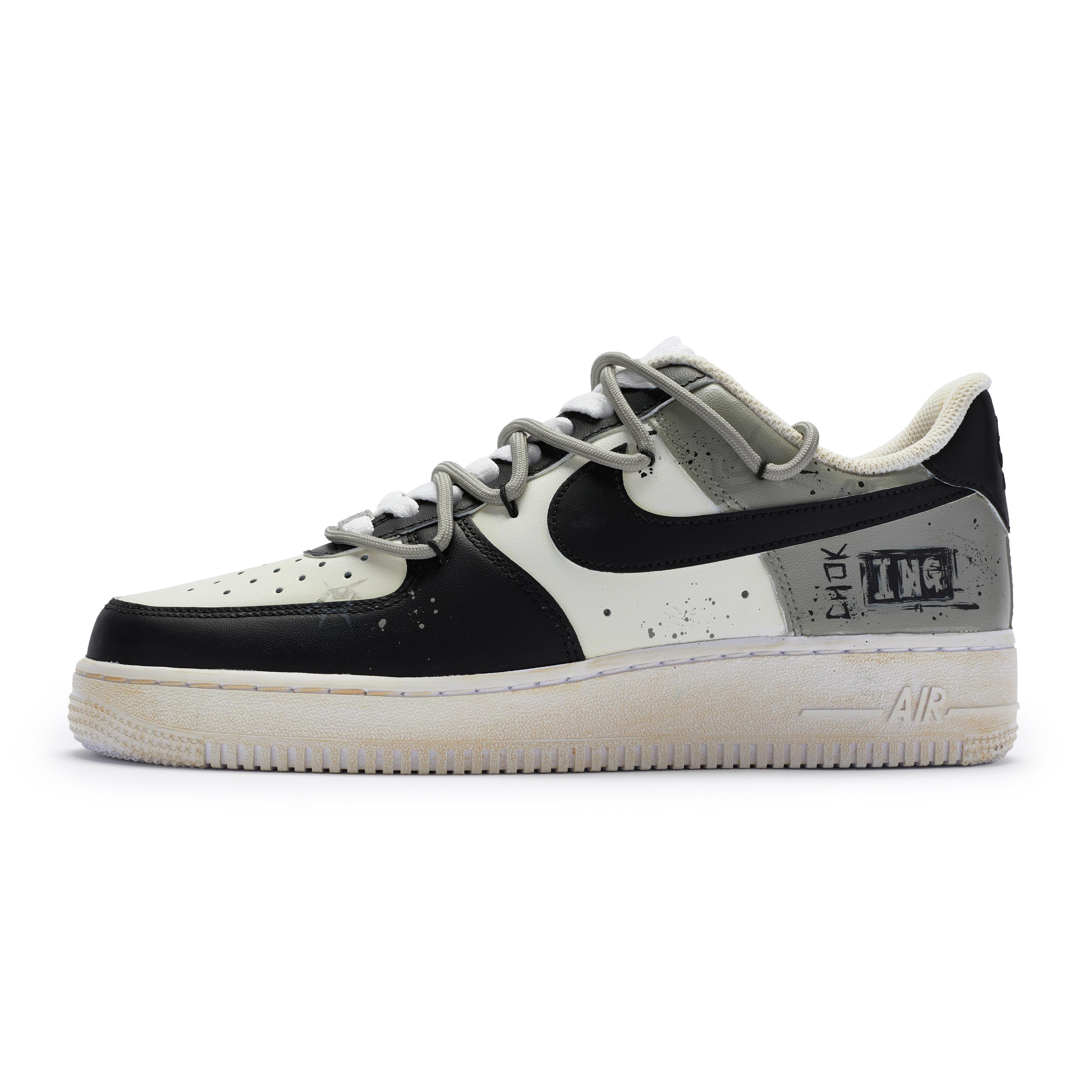 

Nike Air Force 1 811 Manufacturing Slip Resistant Low top Skateboard Shoes Women s Black White Gray DH2920-111(Team80-) 36.5