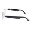 Smart Bluetooth Glasses Built in Microphone and Speaker Voice Control Smart Wireless Sunglasses for Outdoor Silver