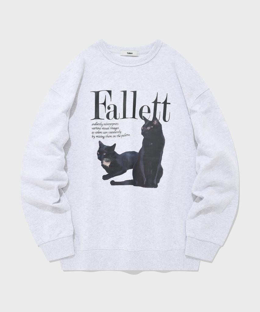 FALLETT Deuce Nero Sweatshirt Light Gray