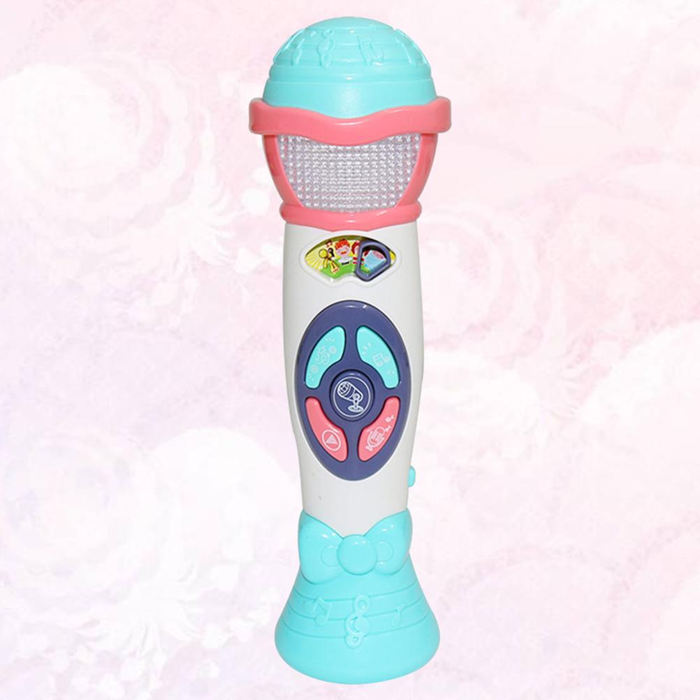 1pc Microphone Toy Chic Voice Changing Recording Stylish Educational Microphone for Kids Toddlers