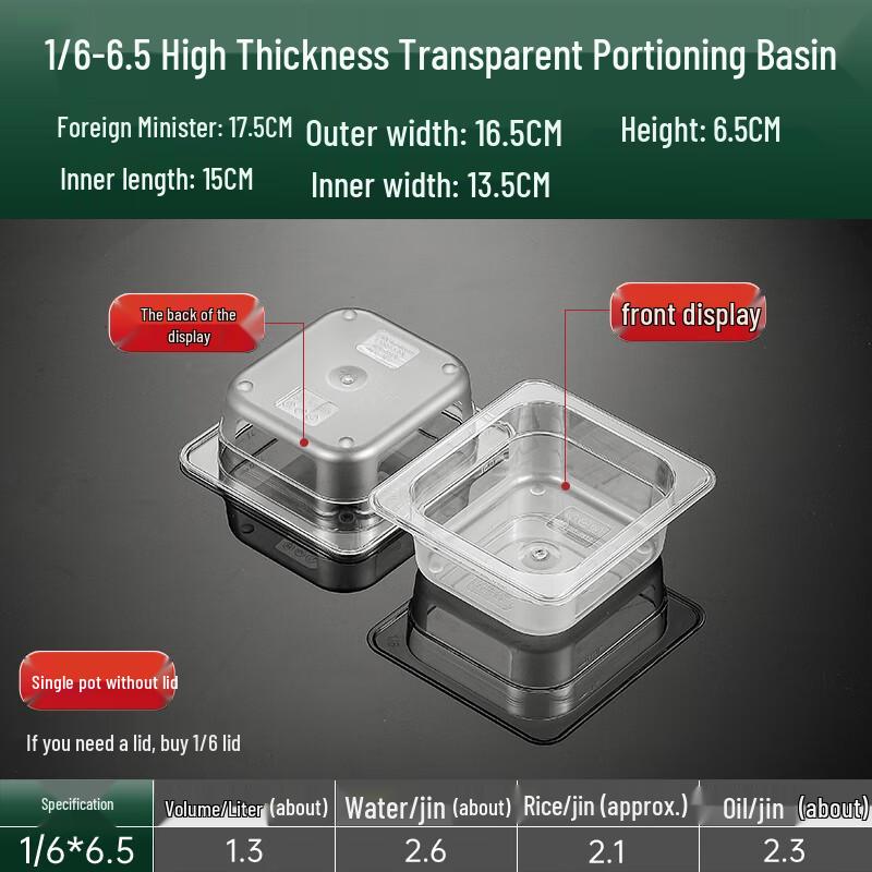Commercial Transparent Plastic Food Display Box