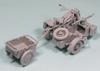 Great Wall Hobby WW2 German Military Sidecar KS750 with 2 Trailers Plastic Model L3508 1/35 (Military)