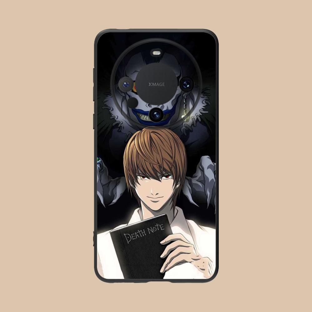 

Death Note Kira Light Mobile Phone Case for Huawei Mate 60 50 40 30 20 10 Pro Plus Lite E 5G Colorful Printing Cover Smartphone Huawei Mate 70