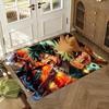 My Hero Academy Bakugou Katsuki American Floor Mat Soft Thickened Non-Slip Bedroom Living Room Door Mat Home Flannel Rugs