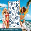 Shell Towel Beach Towel Oversized Super Absorbent Soft Swim Beachtowels For Men, Women