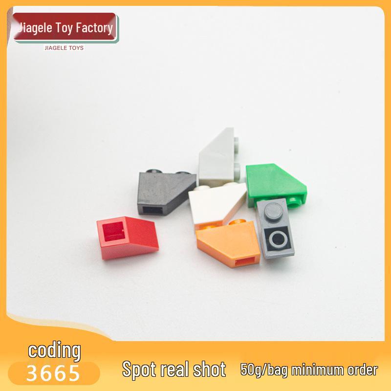 50G+ Cross-Border MOC Compatible High 3660 Small Particles with 4287 Incline Slope Brick 3665 Building Blocks 3747. Brown