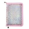 6-Hole Album Storage Binder with Zipper Sticker Storage Organizer Water Resist for Storing Postcards Photos Ticket Stubs