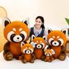 Cute Little Raccoon Plush Toy Cartoon Cute Panda Doll Simulate Sitting Doll Zoo Gift