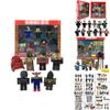 Ensemble de Figurines Roblox avec des Personnages Colorés et des Accessoires pour un Jeu Créatif