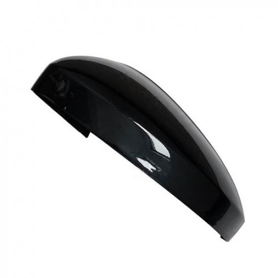 Black Left Driver Side Mirror Cover Cap Shell For Volkswagen Tiguan 2018- 23
