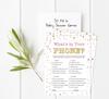 Inkdotpot 50-PackA  Baby WordA  ScrambleA  Baby ShowerA  Game Cards Confetti Star Gender Neutral Party Supplies-Fun Baby Shower