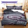 Heart of Midlothian Football Club Pattern Bedding,Quilt Set Quilt Cover Pillowcase Home Birthday Gift(1 * Duvet Cover + 2 * Pillowcase, Without Core)
