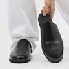 Summer New Lazy One-pedal Boken Shoes Casual Lazy Flat-bottomed Bag Head Slippers 25534 black-J