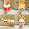 Jinnew Unique Cartoon Style Journey To The West Plush Keychain Set With Four Figures