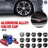 4PCS Sports Emblem Metal Car Wheel Tires Valve Stem Air Cap For Sportiva Giulia MiTo 156 147 GT 159 Auto Accessories