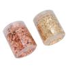 2 Stück 5g DIY Blattgold Nagelkunst Dekoration Blattgold für Maniküre Basteln Malerei (Kupfer + Messing)