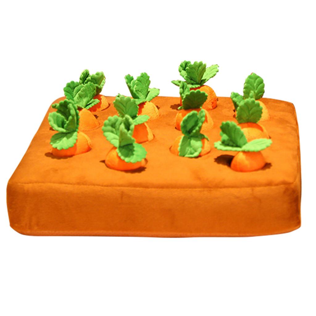 Creative Plush Toys Lawn Picking Carrot Infants Early Education Toys Super Soft Gifts For Children