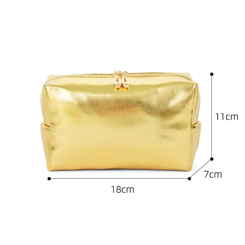 Puyuan Soft Leather Portable Cosmetic & Wash Bag One Size