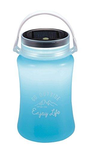 Captain Stag Camping Lantern Light, Floating LED Lantern Type II, Solar & USB Rechargeable, Blue, UK-4045