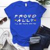 LGBT Tee Shirt Proud Ally I'll Be There for You Rainbow Men's T-shirts Pride Month T Shirts Gay Lovers Couples Matching T Shirt