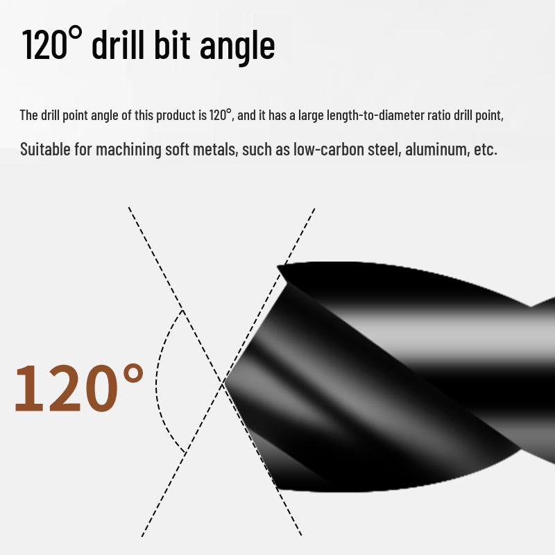 Su-Style High-Speed Steel Cobalt Morse Taper Shank Drill Bit, 13-35mm, for Stainless Steel