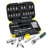 53pcs 1/4 Inch Drive Socket Ratchet Wrench Set,With Bit Socket Set Metric And Extension Bar For Auto Repairing And Household