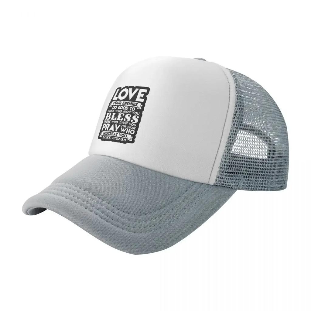 Love Your Enemies Baseball Cap Hiking Hat Sailor Cap for Unisex Golf Custom Cap WomenHats Men's