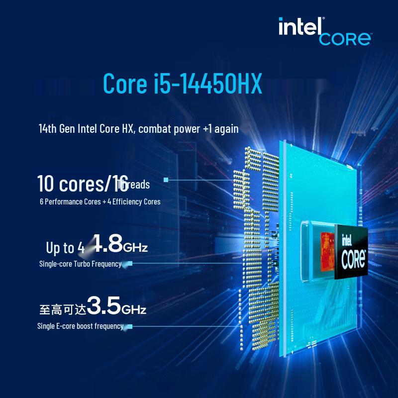 HASEE Zhan Shen T8 Pro 16-inch Gaming Laptop (CN version) i5-14450HX/16G/512GB