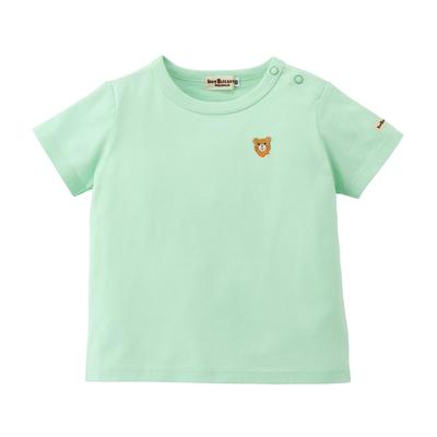 MIKI HOUSE HOT BISCUITS Kurzarm Eis für Jungen und T-Shirt, Grün, 90cm, Mädchen, 70-5210-683