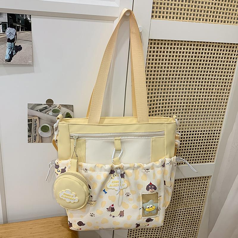 Japanese Ins Cute Girl Joker High Capacity Junior and Senior High School Students' Schoolbags Leisure Backpacks Tide Backpack.