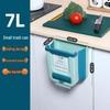 Large Wall-Mounted Folding Kitchen Trash Can for Cabinet Doors
