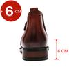 Elevator Boots Genuine Leather Men's Ankle Boots Winter Boots Men Designer Casual Height Increase Cowboy Dress Shoes Man