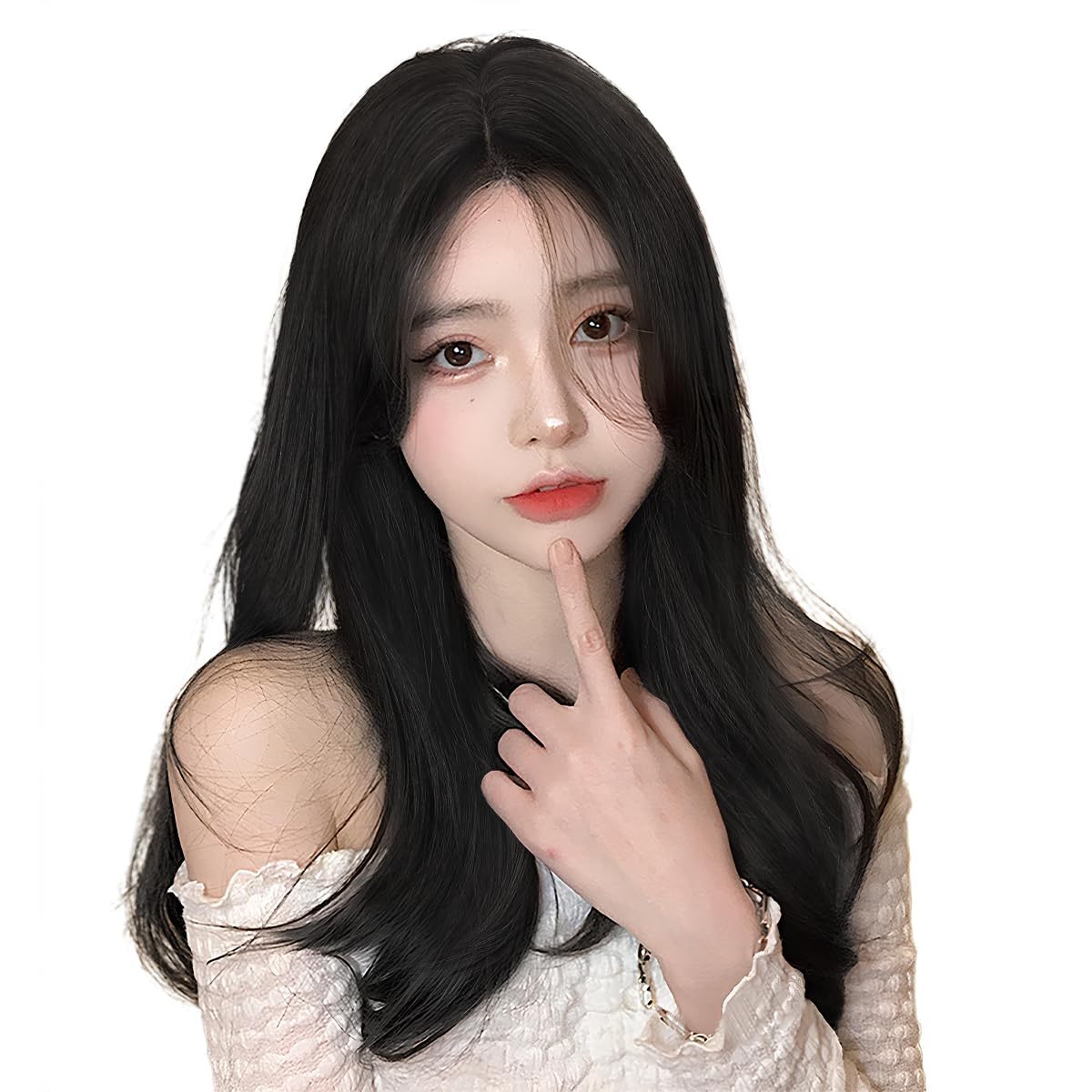 

AISIQUEENS Кудрявый парик с прямыми волосами Идеально подходит для Лолиты Идеально подходит для меньшего Нет для повседневного медицинского и включает в себя Доступен на женской средней длины