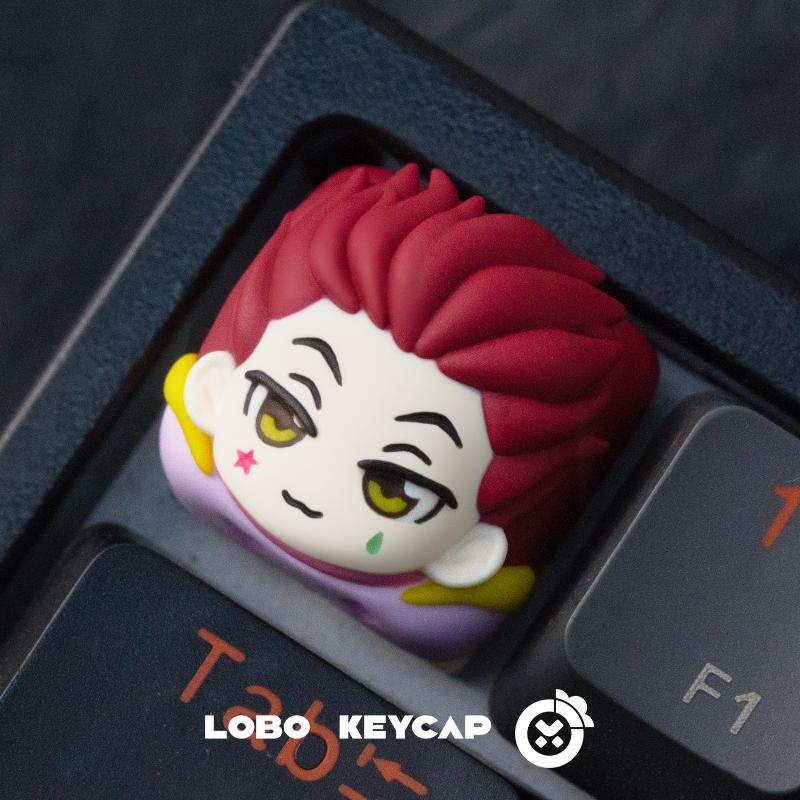 Hunter X Hunter Zanaatkar Reçine Tuş Başlığı Sevimli Gon Killua Hisoka Kurapika Chrollo Illumi 3D Anime ESC Tuş Başlığı Mekanik Klavye Hediye