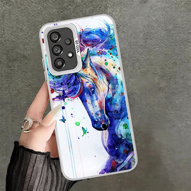 

Oil Painting Horse Shockproof Phone Case for Samsung A17 A16 A15 A14 A37 A57 A36 A56 A26 A35 A55 A25 A34 A54 A24 A13 A23 A33 A53 Samsung A36
