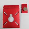 Aluminum Alloy Linear Rail Adapter with Limiters and Auxiliary Support for Large Positioners