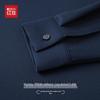 Hongdou Men's Anti-Wrinkle Long-Sleeve Polo T-Shirt