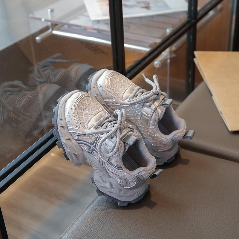 Kids' Breathable Double Mesh Sports Shoes, Non-slip Soft Sole, Spring 2026 New Arrivals for Boys and Girls