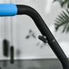 40 Zoll faltbares Mini-Fitness-Trampolin, mit verstellbarem Schaumstoffgriff, Blau