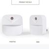 White Plug In Living Room Light Sensor Bedroom Energy Saving Bedside Lamp Night Light Wall Lamp LED