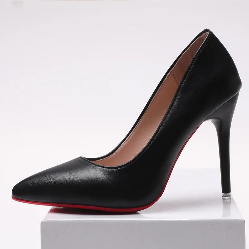 Fashion High Heels Women's 2025 New Women's Shoes Spring Pointed Shallow Mouth Single Shoes Women's Slim Heels Fashion Shoes