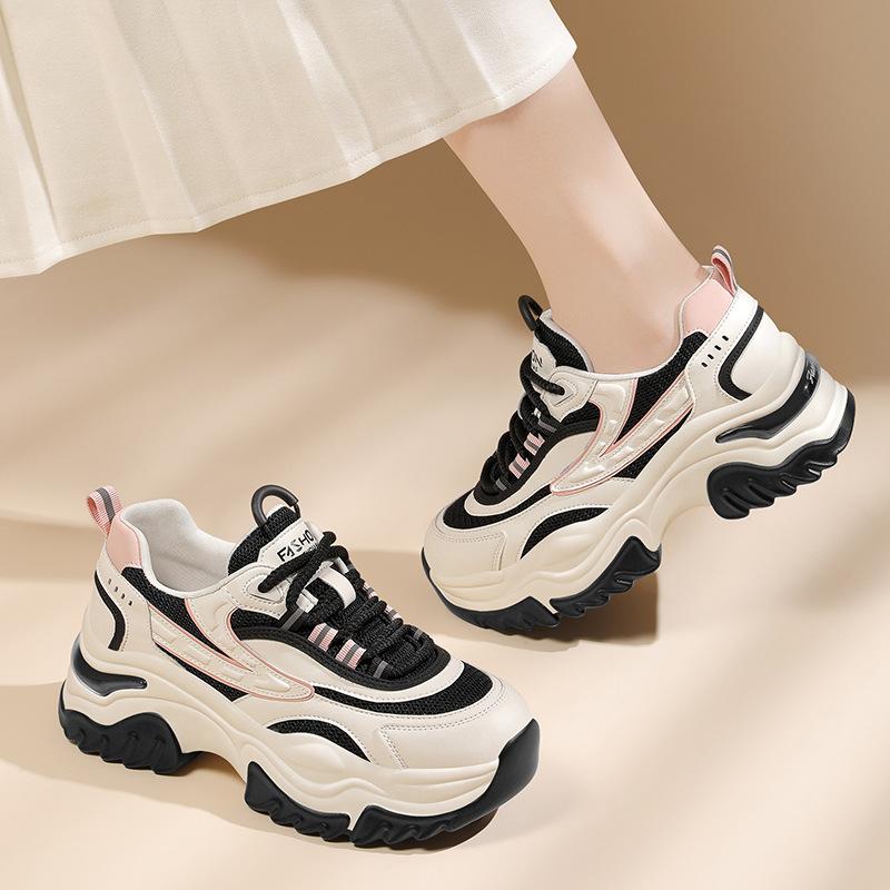 (Broken size does not make up) Sports shoes Dad shoes women's popular spring and autumn new versatile thick-soled casual women