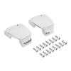 Motorcycle Chrome Trunk Hinges For Harley Touring Road King Road Glide 1988-2013