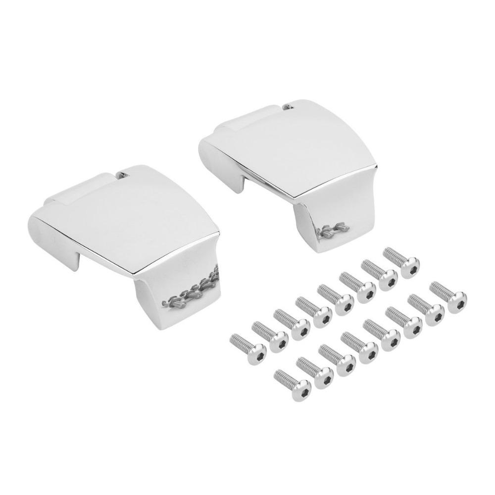 Motorcycle Chrome Trunk Hinges For Harley Touring Road King Road Glide 1988-2013