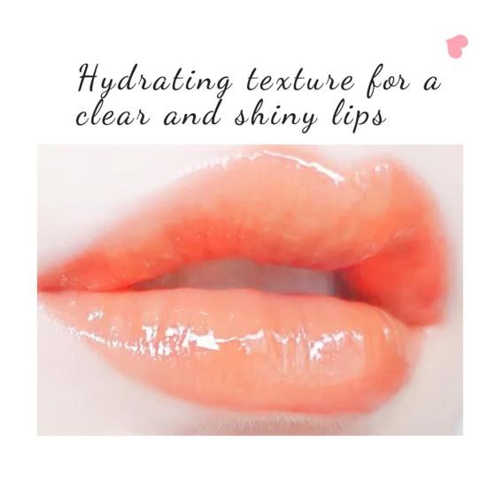 Yousheng 5ml  Lip Oil Soft Brush Moisturizing Natural Extract Lip Moisturizing Tint Wings Female Makeup Comestics for Makeup